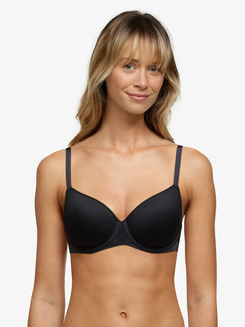 Chantelle – Pure Light bedeckender Spacer-BH Schwarz