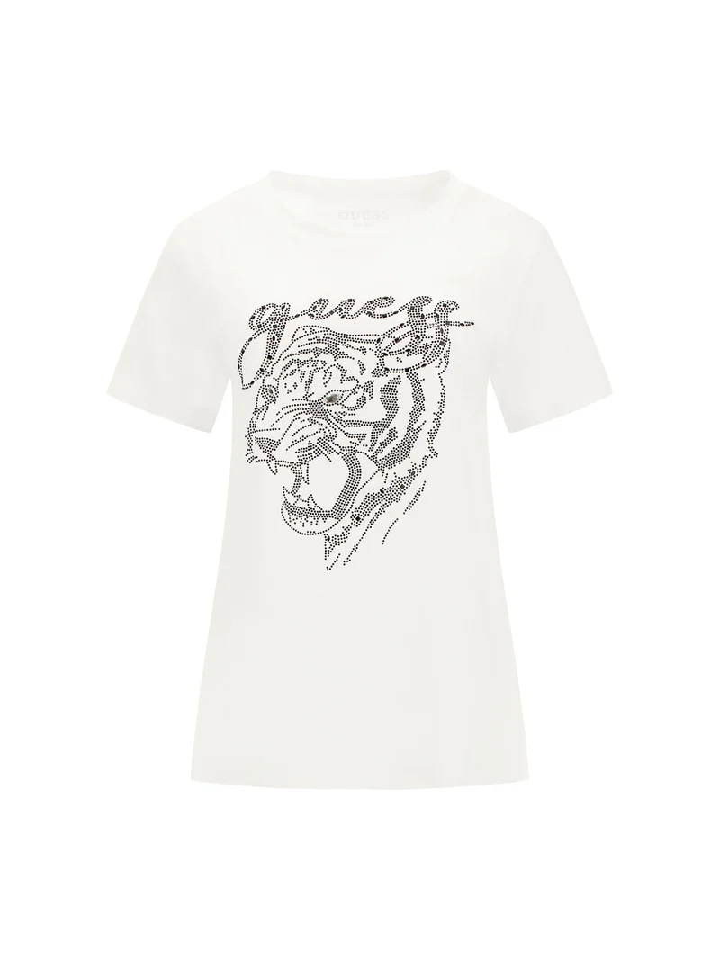 SS GUESS TIGER FACE EASY TEE