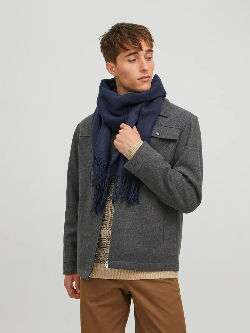 JACSOLID WOVEN SCARF NOOS