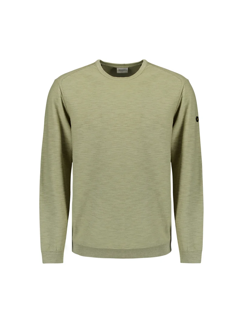 Pullover Crewneck Garment Dyed + Stone Washed