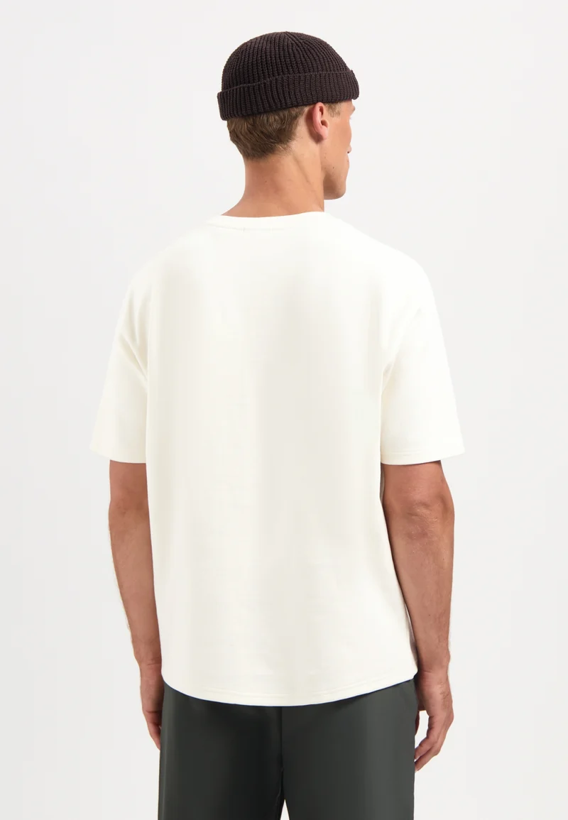 T-Shirt Crewneck Solid Heavy Interlock