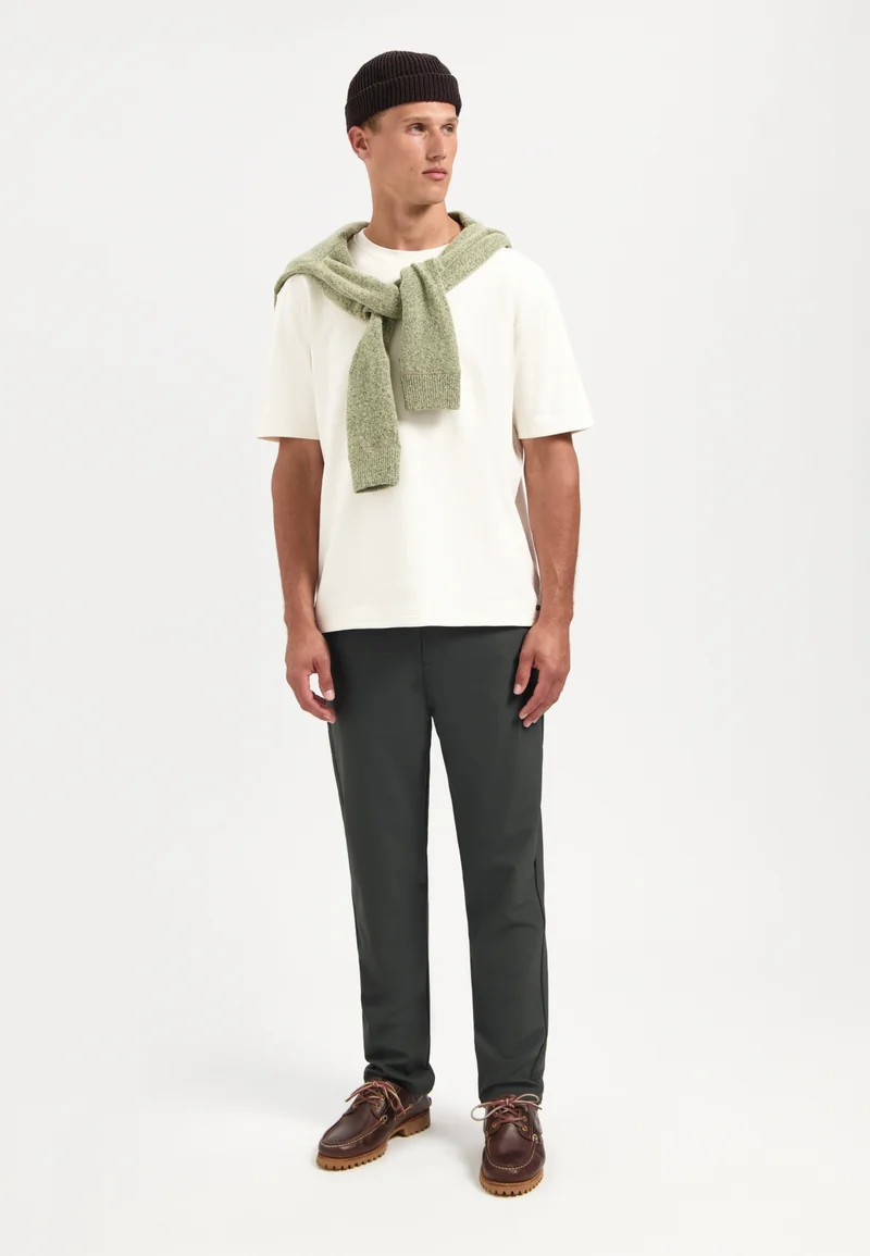 T-Shirt Crewneck Solid Heavy Interlock