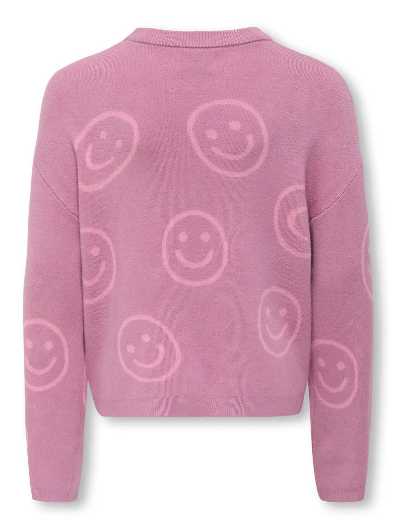 KOGMONTANA LS JQ LOOSE O-NECK CP KNT