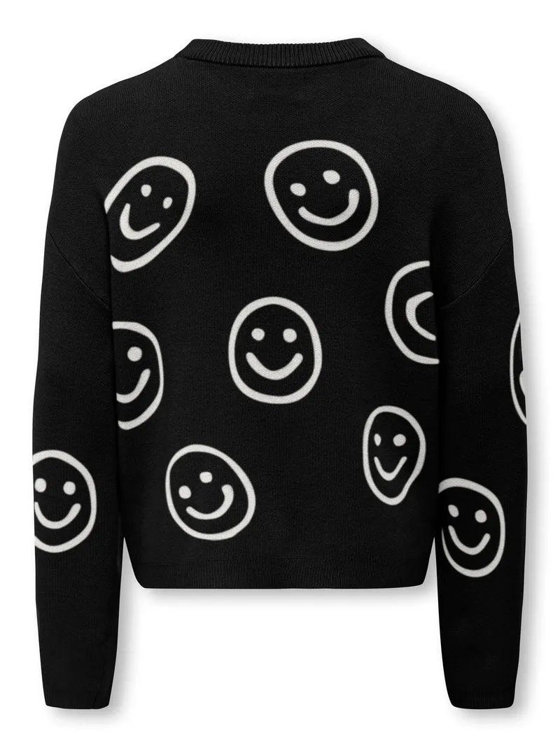 KOGMONTANA LS JQ LOOSE O-NECK CP KNT