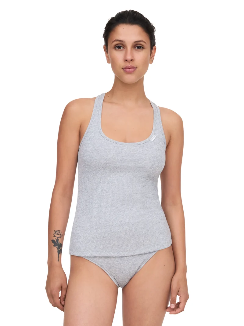 Chantelle - Cotton Comfort Hi Cut Graumischung