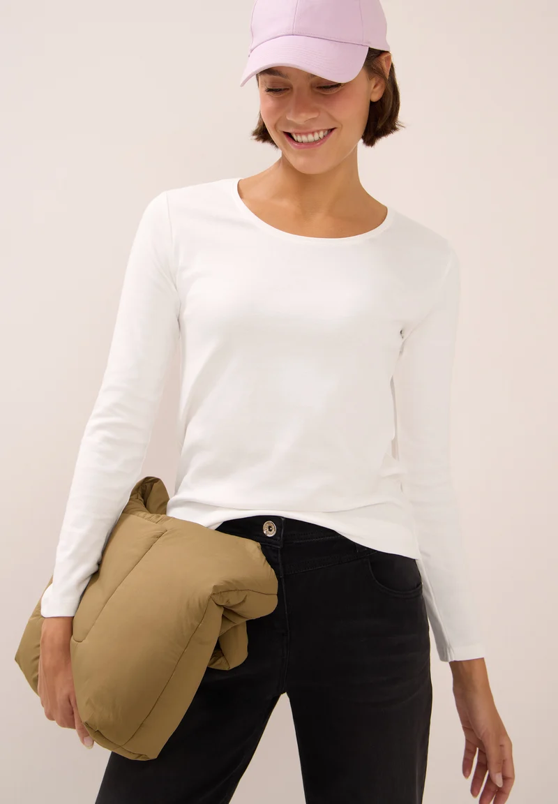Basic Langarmshirt