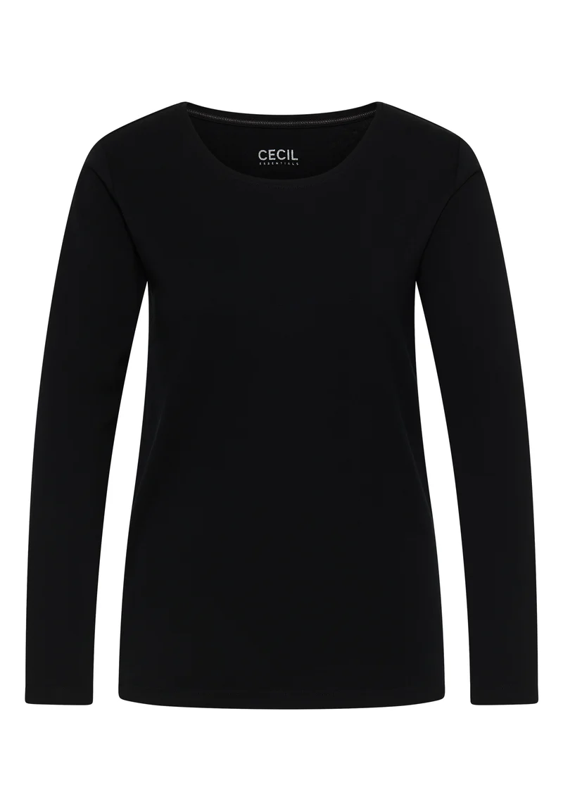 Basic Langarmshirt