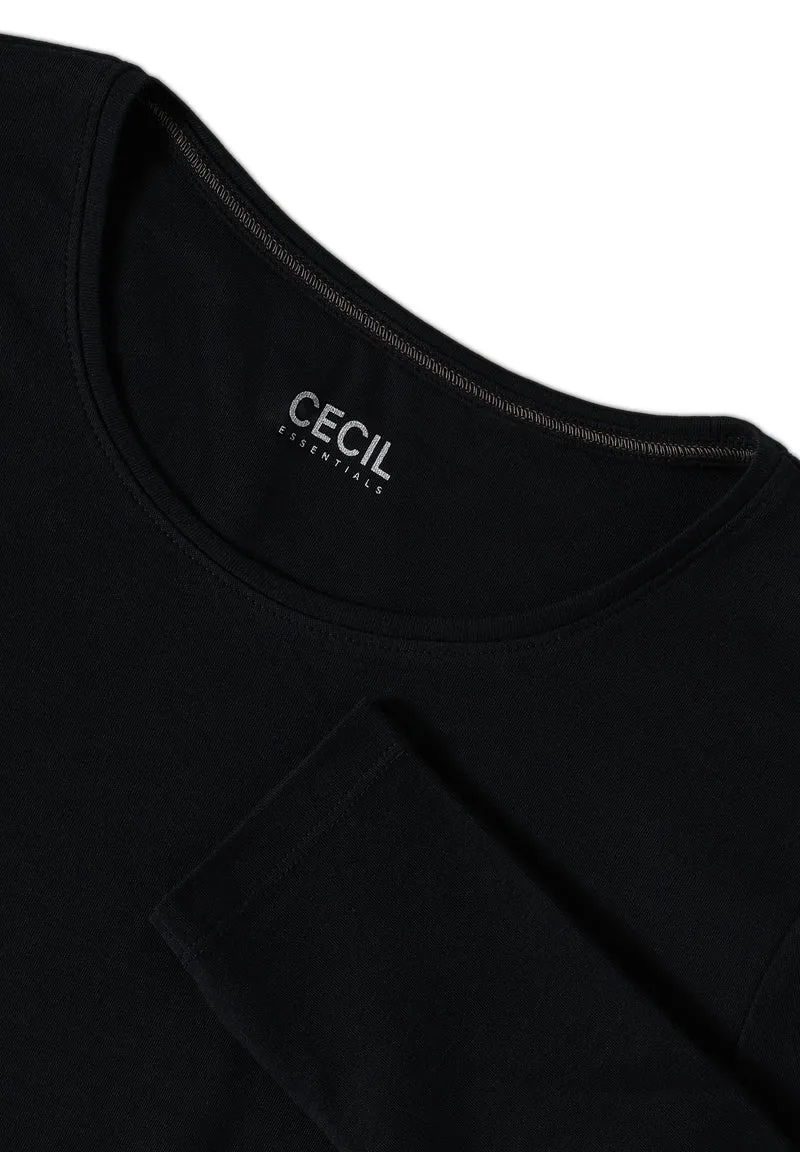 Basic Langarmshirt