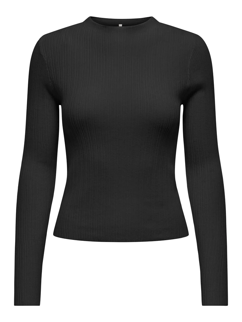 ONLCOCO LIFE LS RIB MOCK NECK CC KNT