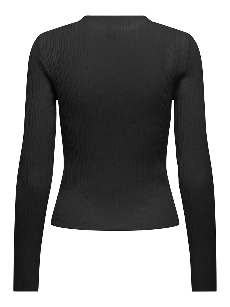 ONLCOCO LIFE LS RIB MOCK NECK CC KNT