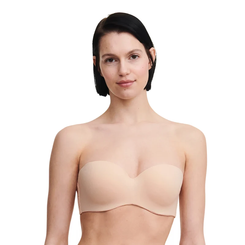 Chantelle Easyfeel - Norah Bandeau-T-Shirt-BH Golden Beige