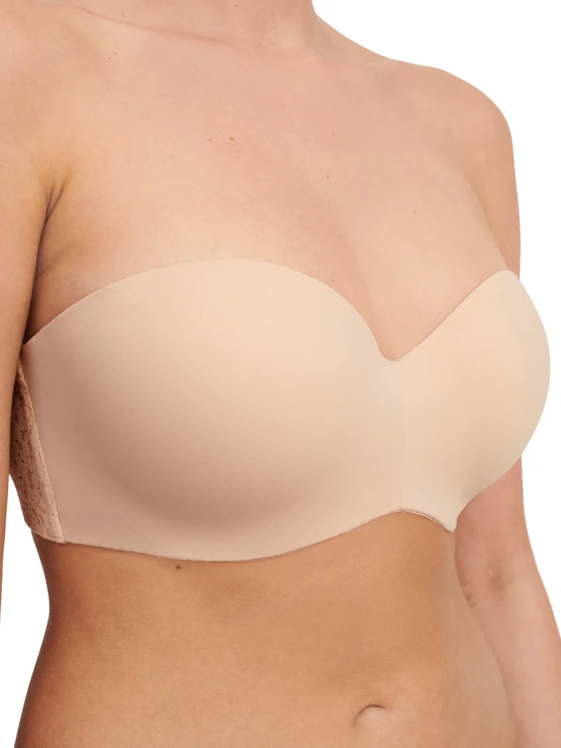 Chantelle Easyfeel - Norah Bandeau-T-Shirt-BH Golden Beige