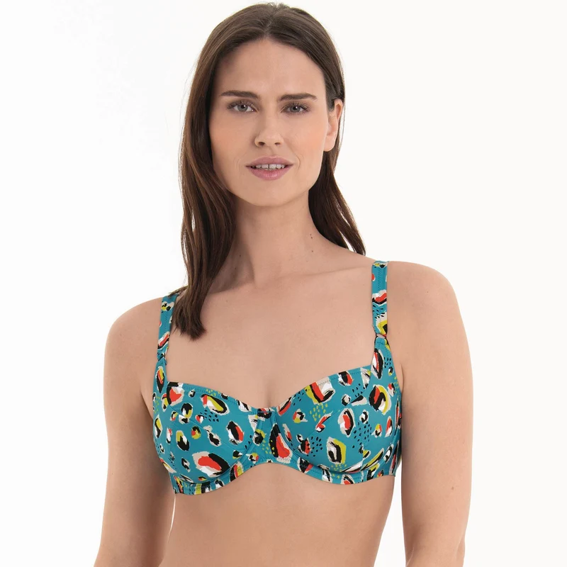 Rosa Faia Bademode – Style Federica Top Bikini Top Sea Blue