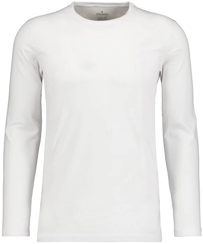 Langarm Shirt mit rundhals Bodyfit