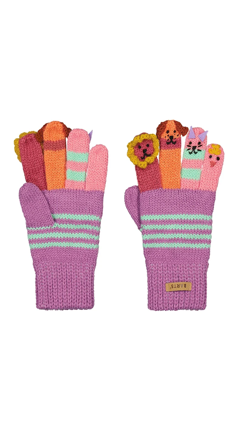 Puppet Gloves, mauve