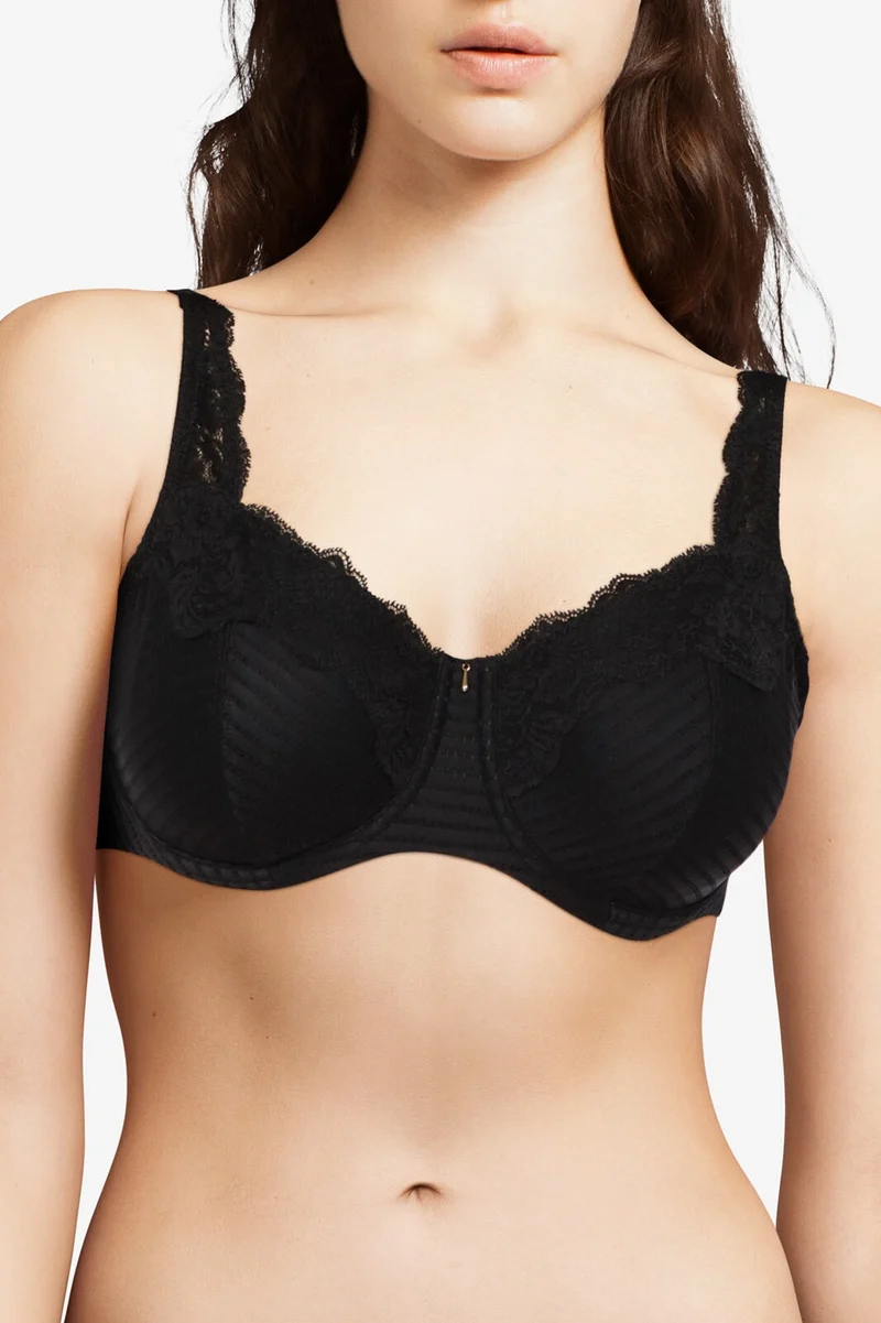 Chantelle Easyfeel - Marilyn Bügel-BH mit sehr dichtem Bedeckungseffekt, Schwarz