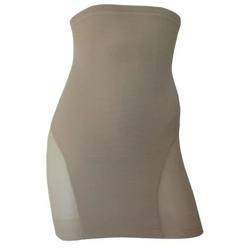 Miraclesuit Shapewear – Sexy, durchsichtiges Slip mit hoher Taille, warmes Beige