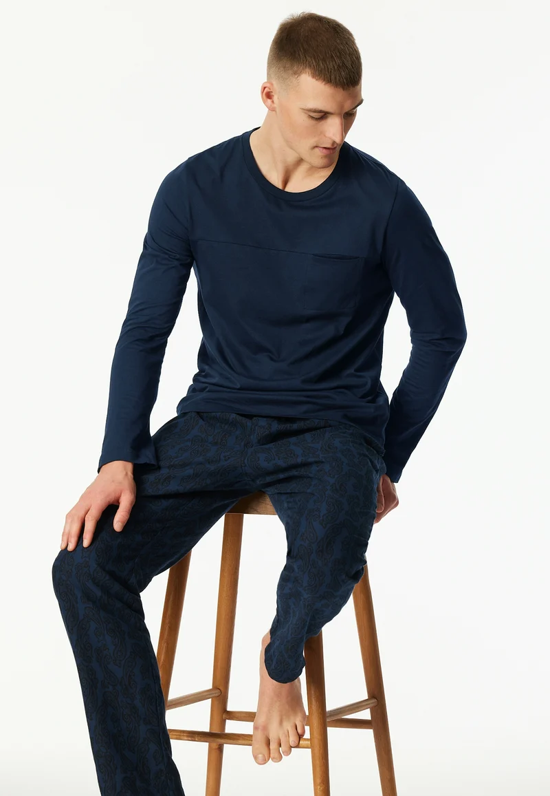 Langarmshirt Rundhals