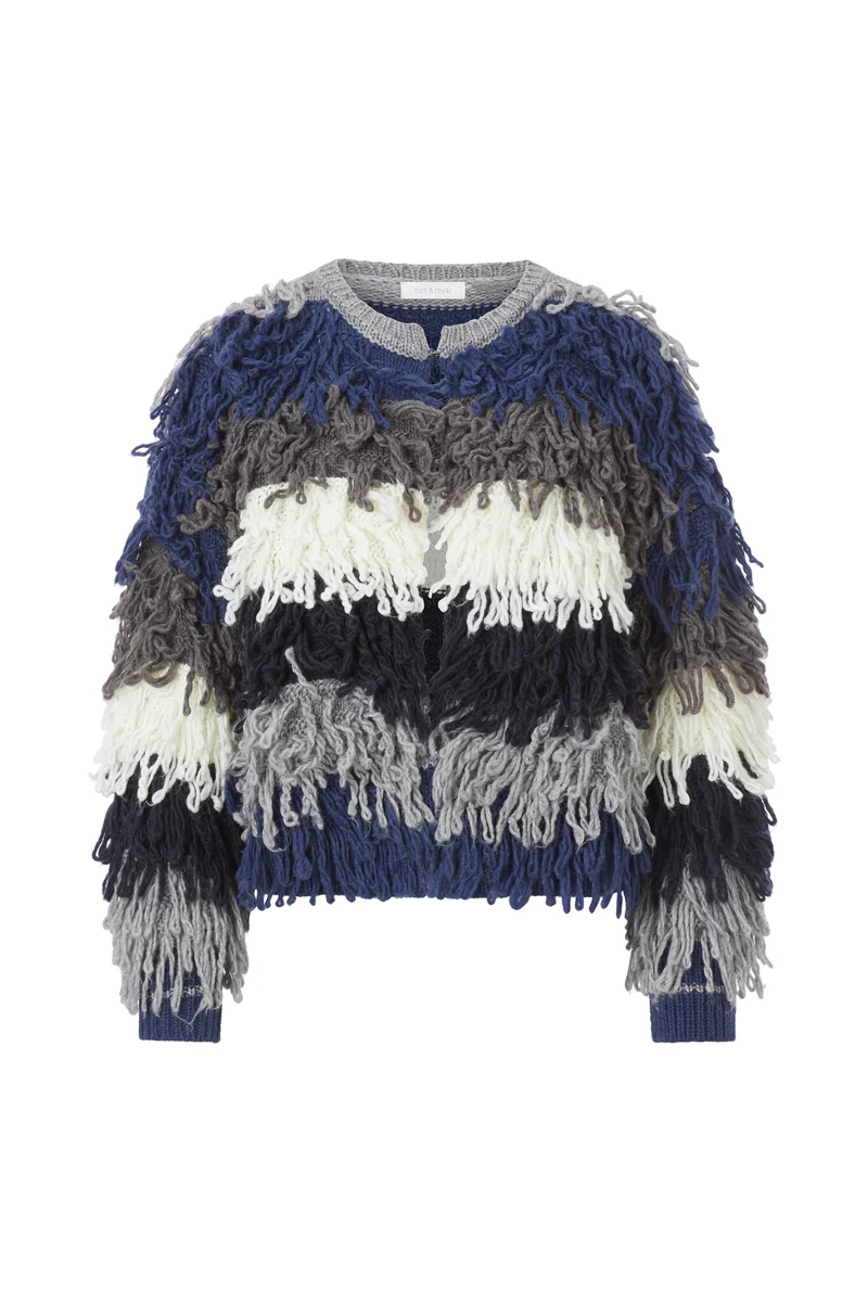 Shaggy Open Edge Cardigan