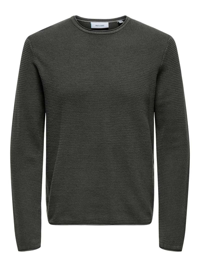 ONSERIC REG 12 STRUC CREW KNIT NOOS