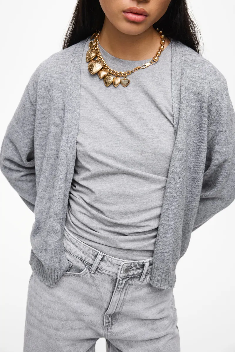 VIRIL SHORT L/S KNIT CARDIGAN-NOOS