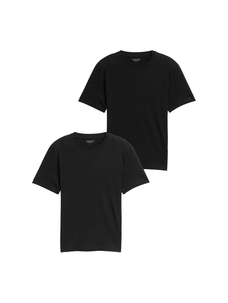 T-Shirts aus Baumwolle im 2er-Pack