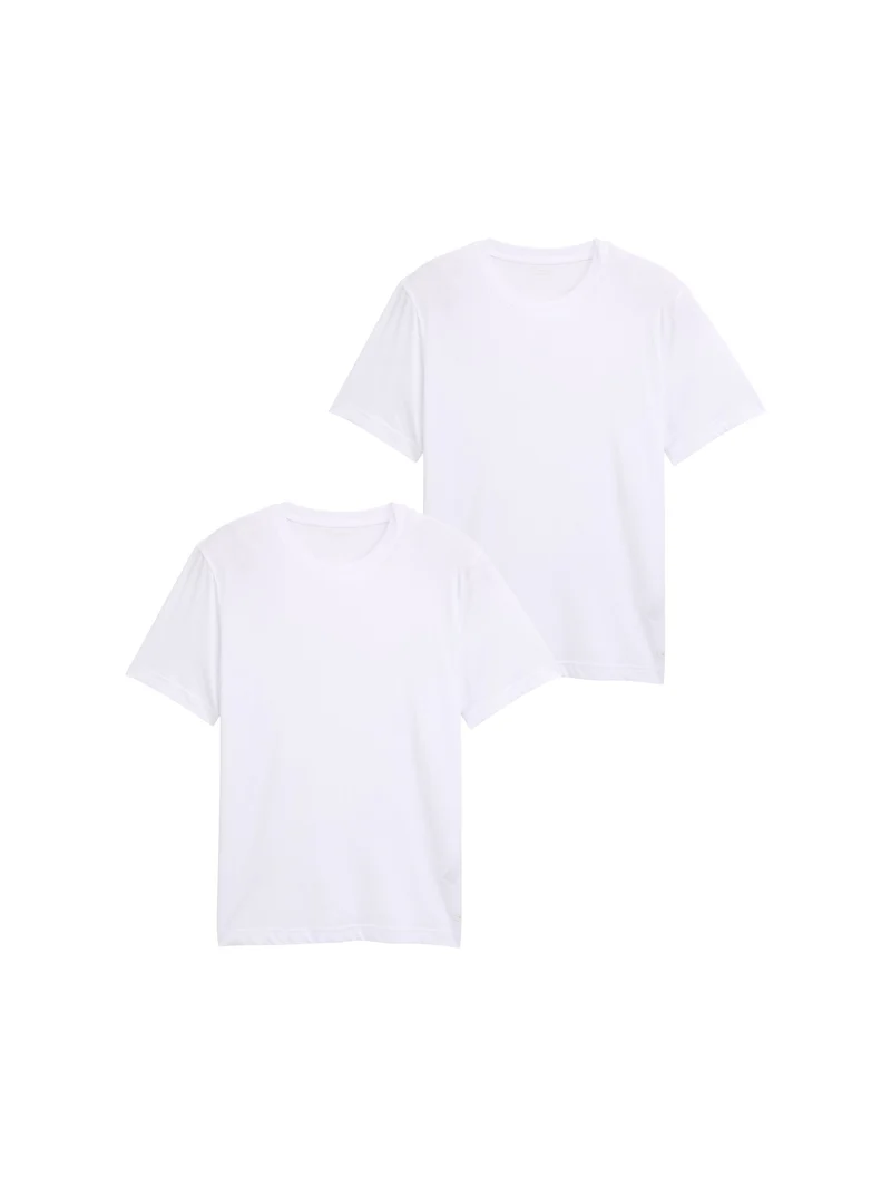 T-Shirts aus Baumwolle im 2er-Pack