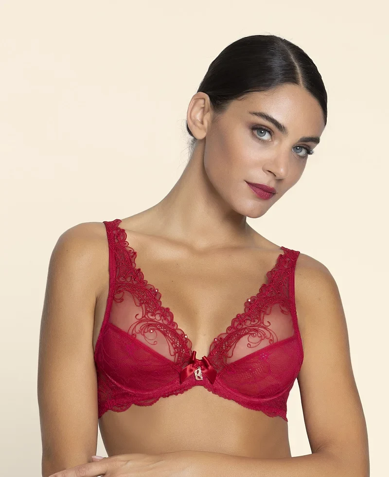 Lise Charmel – Soir De Venise Glam Push-Up-BH Rouge Venise