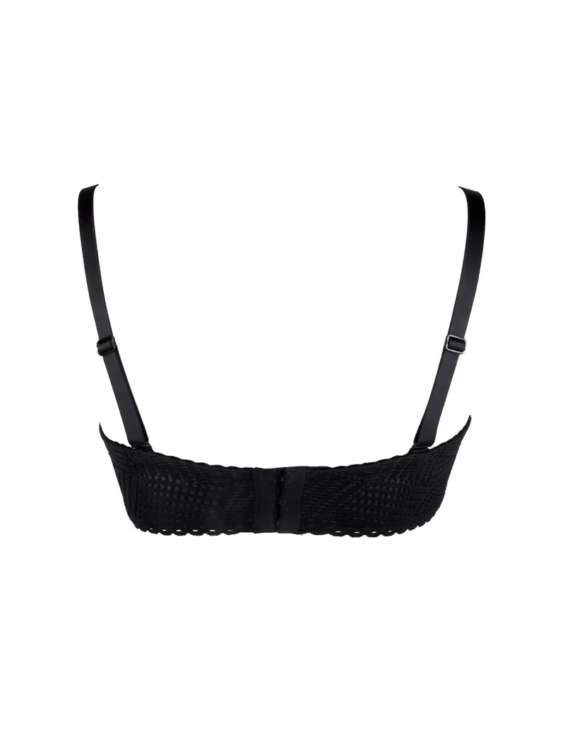 Antigel von Lise Charmel – Tressage Graphic trägerloser Stütz-BH Tressage Noir