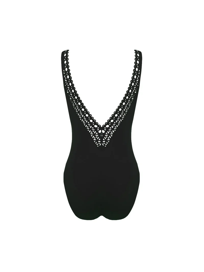 Lise Charmel Bademode – Ajourage Couture Non Wire Plunge Badeanzug Noir