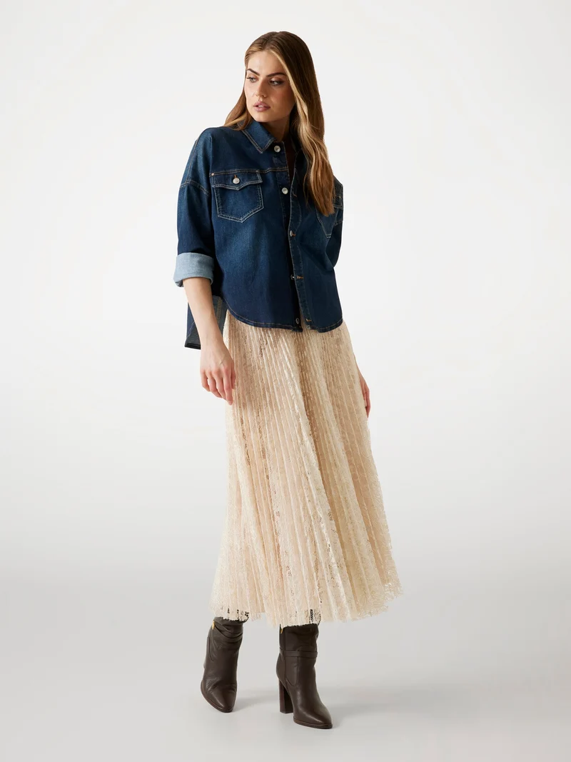 CHARLOTTE PLEATED SKIRT
