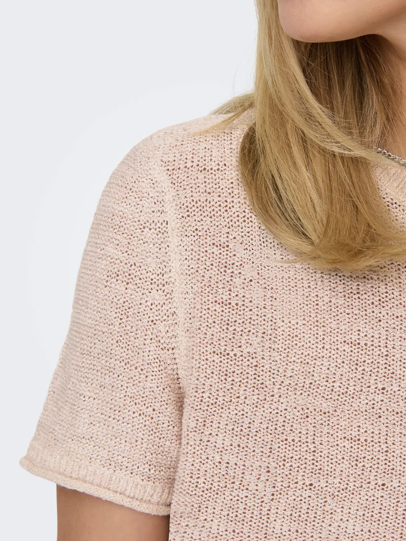 ONLSUNNY S/S PULLOVER KNT NOOS