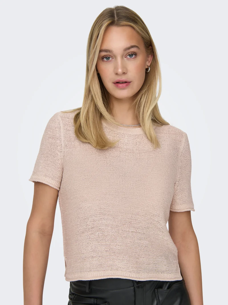 ONLSUNNY S/S PULLOVER KNT NOOS