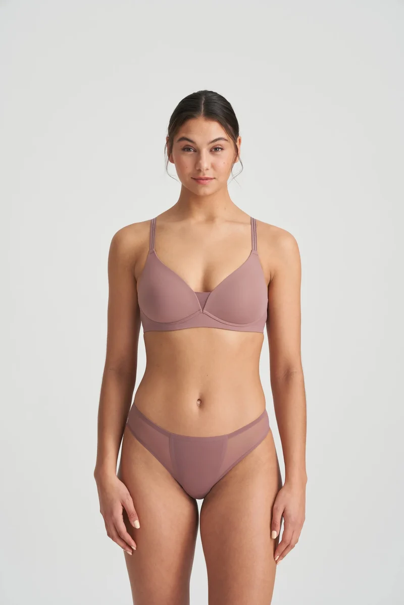 Marie Jo – Louie Vollschalen-BH, drahtlos, Satin, Taupe