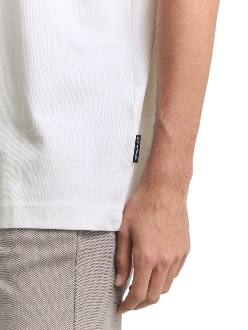 Piqué T-Shirt mit Stretch