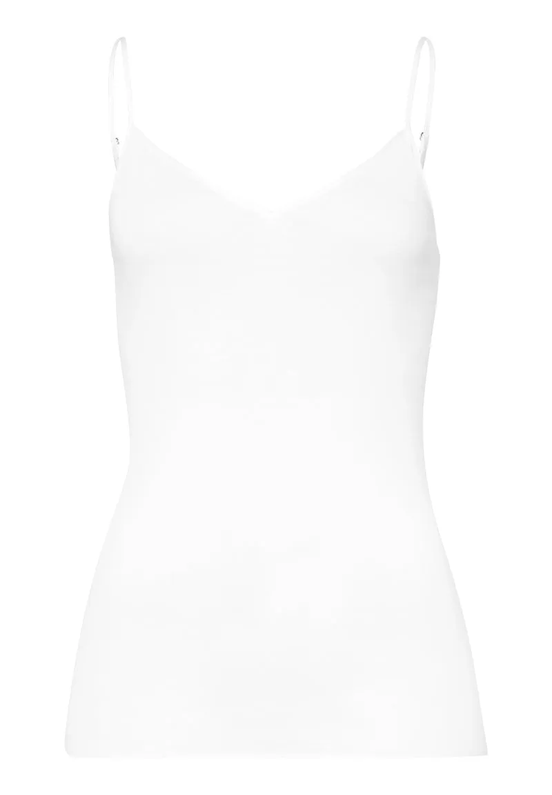 Cotton Seamless Spaghetti Top