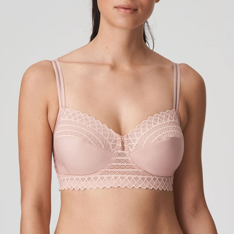 Primadonna Twist – East End Soft-BH ohne Bügel, Puderrosa
