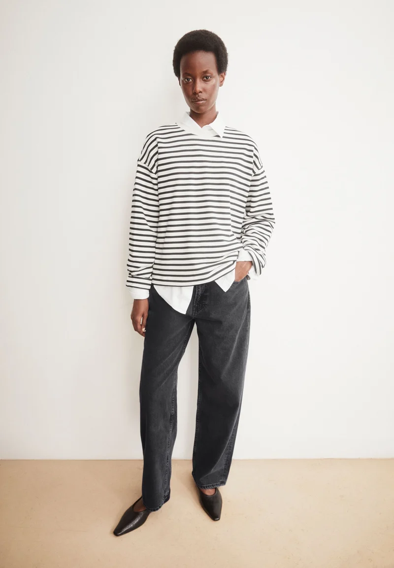 FRANKAA MAARLEN STRIPE SWEAT