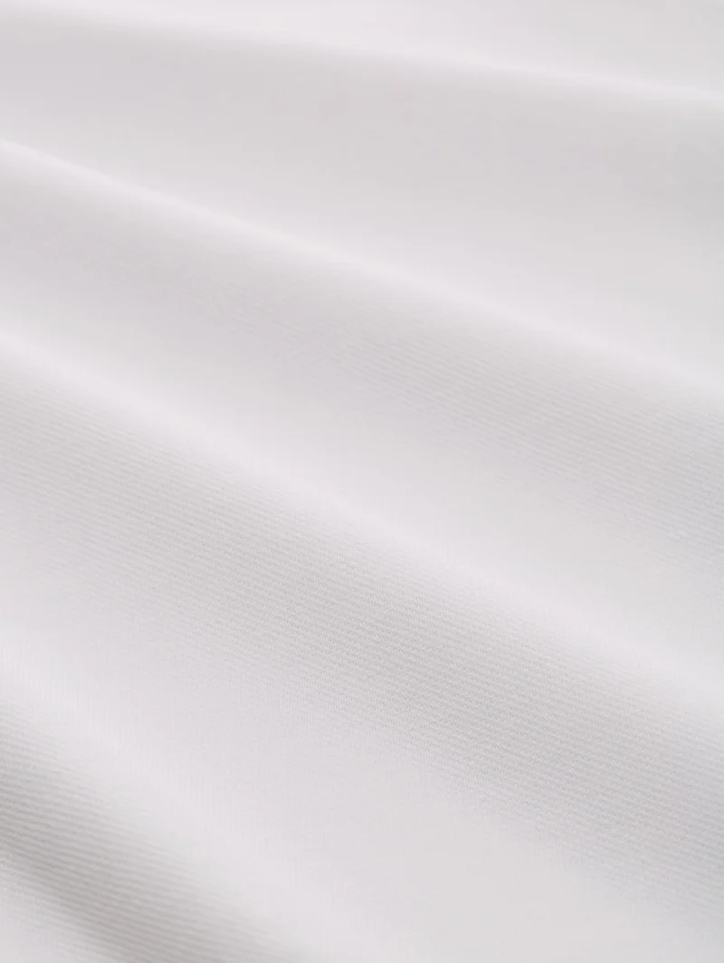 basic polo with contrast, White