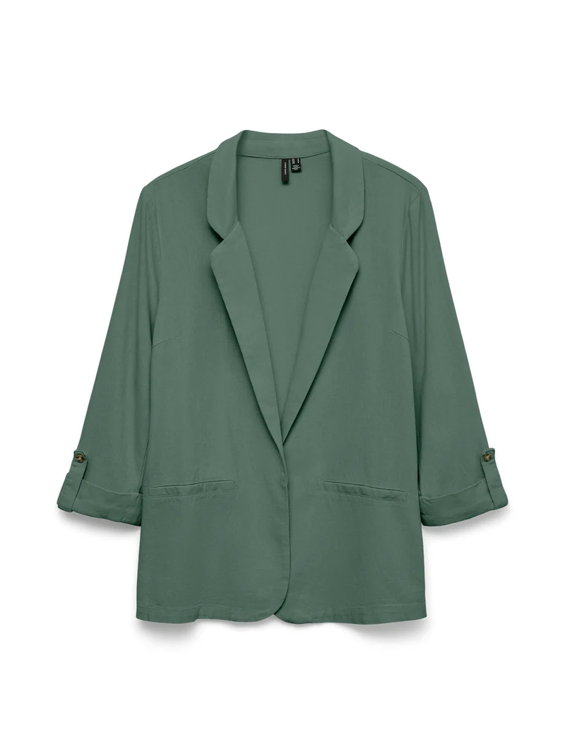 VMJESMILO LIN 3/4 LOOSE BLAZER WVN NOOS