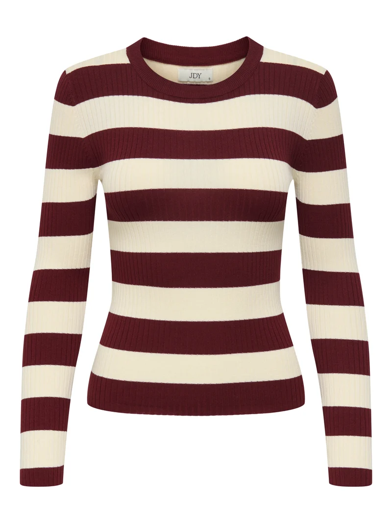 JDYPLUM L/S O-NECK PULLOVER KNT NOOS