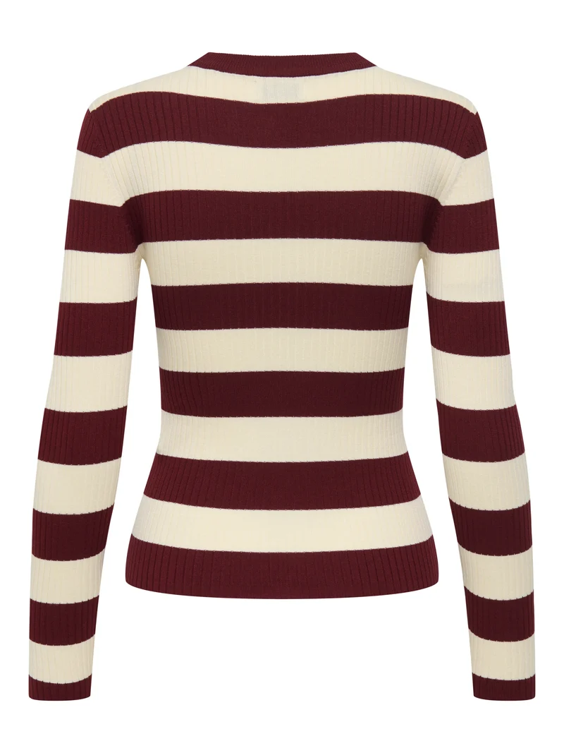 JDYPLUM L/S O-NECK PULLOVER KNT NOOS