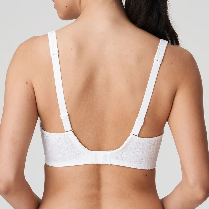 Primadonna Twist – Epirus Halbwattierter Plunge-BH Weiß