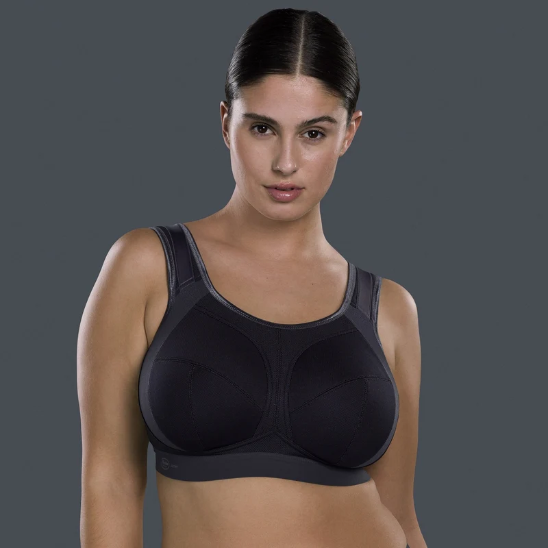 Anita Active - Extreme Control Plus Sport-BH Schwarz/Anthrazit