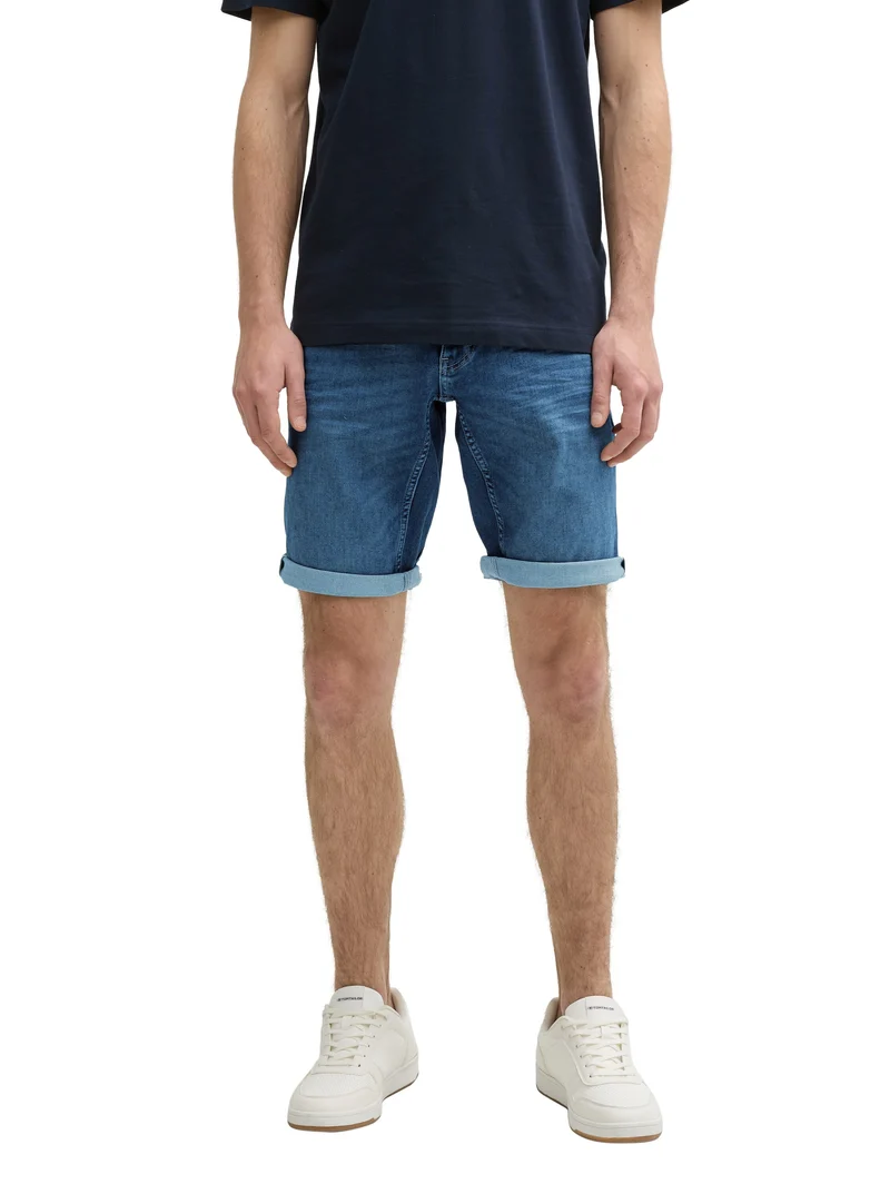TTJOSH Regular Slim Jeans Shorts mit Superstretch