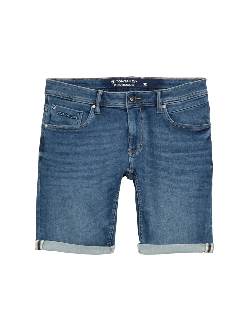 TTJOSH Regular Slim Jeans Shorts mit Superstretch