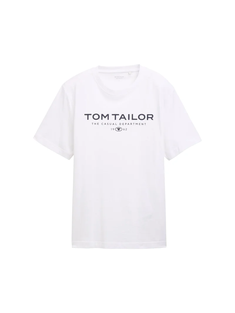 T-Shirt aus Baumwolle mit Logo-Print
