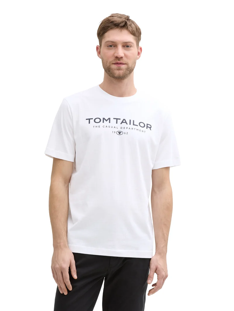 T-Shirt aus Baumwolle mit Logo-Print