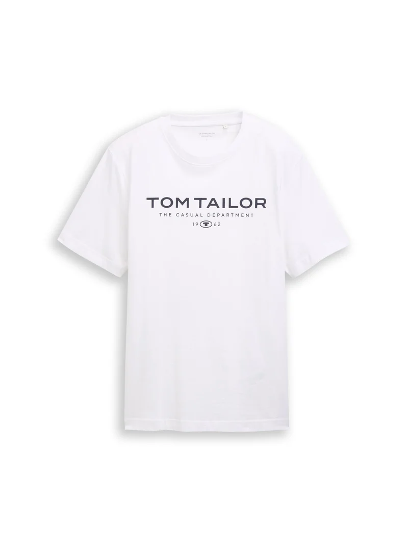 T-Shirt aus Baumwolle mit Logo-Print