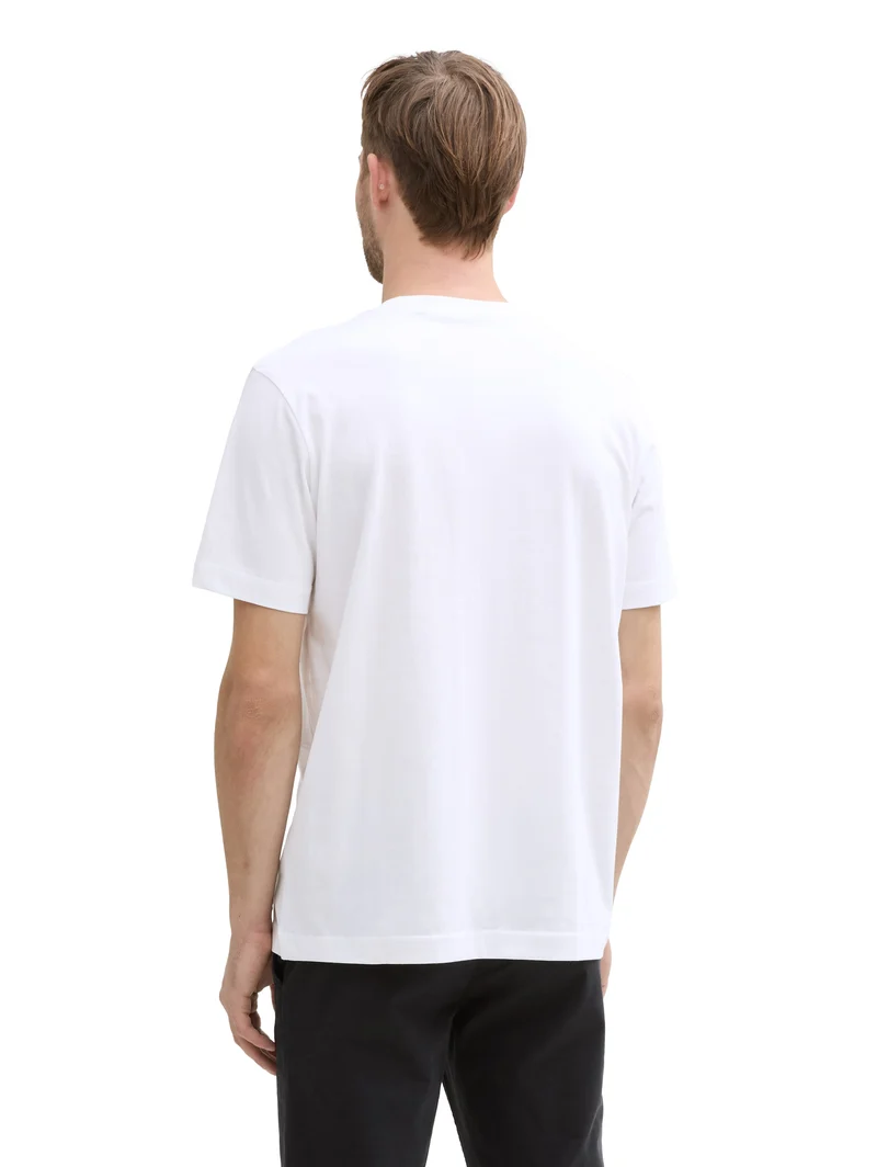T-Shirt aus Baumwolle mit Logo-Print